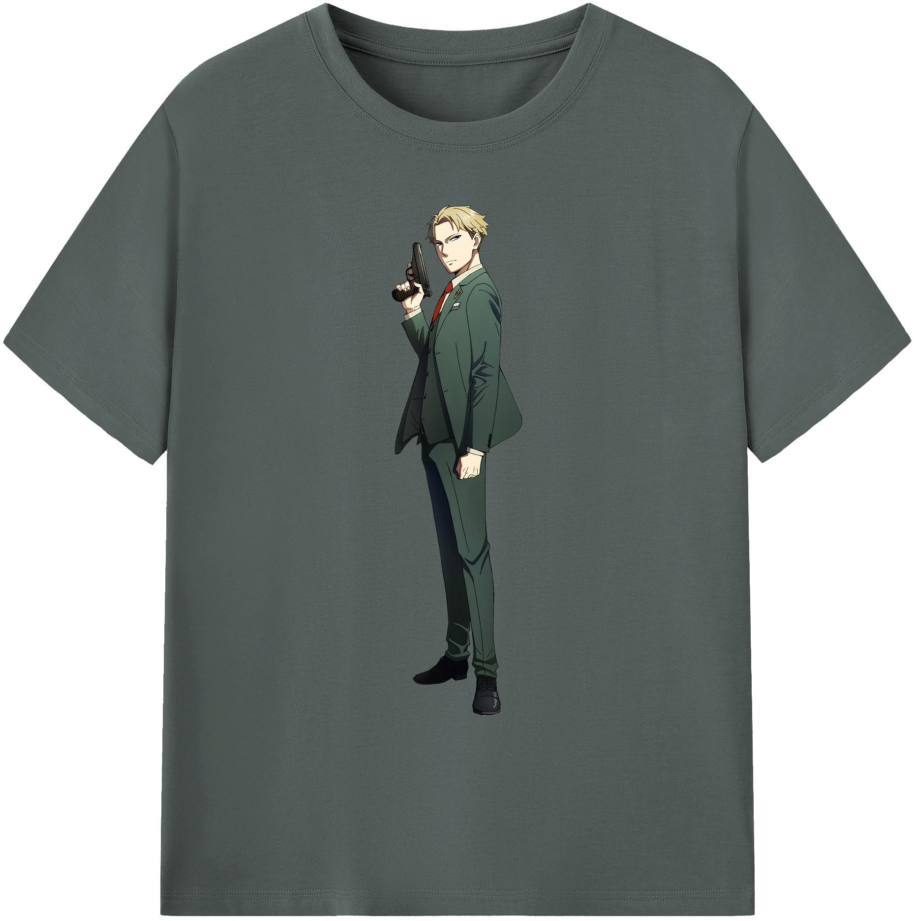 （画像用） SPY×FAMILY间谍家家酒 綿100％ メンズ半袖Tシャツ｜肌触りやわらか＆通気性